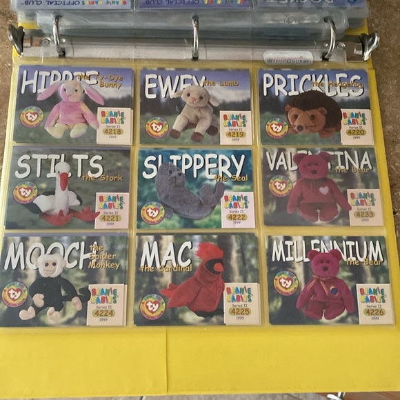 Beanie Baby 1998 official collector’s binder with cards. - Picture 12 of 13